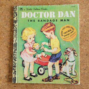 Vintage Golden Book Doctor Dan the bandage man 1977